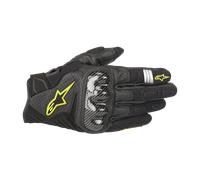 Guanti moto pelle estivi Alpinestars SMX-1 AIR V2 nero giallo fluo XXL