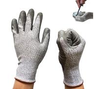 Guanti anti-taglio da cucina - 2 pezzi di protezione di livello 5, guanti di sicurezza riutilizzabili per il taglio della carne di macellaio | Strumento di rete dello chef per affettare il pesce