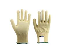 Guanti anti-taglio da pesca GMG. Antiscivolo HPPE EN388 ANSI. 5 lavoro di sicurezza resistenti al giardino for angolo cottura(Yellow,L)