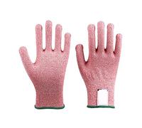 Guanti anti-taglio da pesca GMG. Antiscivolo HPPE EN388 ANSI. 5 lavoro di sicurezza resistenti al giardino for angolo cottura(Rot,XX-Large)