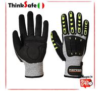 Portwest Guanto anti-taglio e anti-urto, taglia: XL, colore: grigio/nero, A722G8RXL
