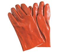 12 PAIA GUANTI PVC ROSSI ANTIACIDO LUNGHEZZA CM.35 A8018 LAVORO SICUREZZA