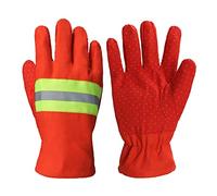 Guanti antifuoco guanti da combattimento incendio, guanti di sicurezza in gomma ignifuga, guanti di protezione calore, antiscivolo, guanti da giardinaggio uomo e donna per saldatore pompiere