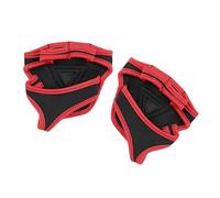 Guanti antiscivolo per sollevamento pesi senza dita protezioni per le palme a quattro dita per esercizi di fitness guanti da allenamento con impugnatura per le mani pull up