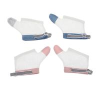 Guanti Antisuzione per Ragazzo Ragazza, Correttore Mani 2 Paia Bianco | Nylon Resistente, Riutilizzabili, per Dita in Bocca e Morso, Fascia 6-10kg, 9-15kg