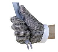 Guanti Antitaglio Guanti Resistenti a Taglio Metallico Pesante, Cucina in Acciaio Inox 304 / Giardino/Guanti da Giardino, Protezione Livello 9, Antiscivolo e Resistente all'Usura (Size : 1pcs/S)