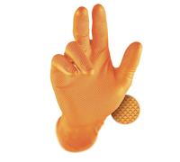 Guanti arancione in nitrile grippaz Issaline 246OR