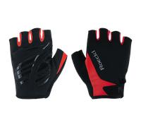 Roeckl Basel 2 Short Gloves Rosso 7 Black / Red