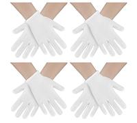 Guanti Bianchi Per Bambini - Cotone e Nylon, Da Cerimonia, Parata, Costume - Per Ragazza e Bambina
