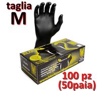 Guanti BLACK MAMBA in nitrile taglia M - scatola 100 pezzi