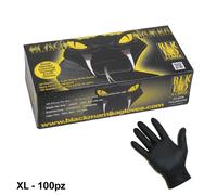 Guanti BLACK MAMBA in nitrile taglia XL - scatola 100 pezzi