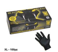 Guanti BLACK MAMBA in nitrile taglia XL - scatola 100 pezzi