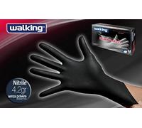 Guanti Blacknitro Walking XL 100pz Nitrile Monouso Senza Polvere