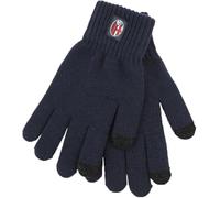 Guanti Bologna Ufficiali Touch Screen Enzo Castellano Blu per Tifoso Calcio GUBO486