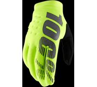 Guanti Brisker 100% Giallo fluorescente, Nero