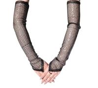 Guanti caldi da donna, guanti da donna tattile, pantaloncini elasticizzati, per la moda autunnale, eventi formali, spettacoli di danza e quotidiani, realizzati in raso di seta e latte confortevole