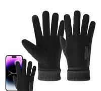 Guanti caldi da uomo | Touchscreen impermeabile e antivento, guanti caldi touch screen da uomo per la guida, per adulti all'aperto quotidiano pendolarismo guida caccia Snowboa