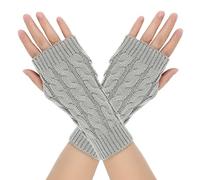 Guanti Caldi Invernali Elastici Per Adulti A Maglia A A Metà Del Colore Clima Freddo Pedalanti Le Donne Calde Punk Roccia Gotica Calda Braccio Lungo