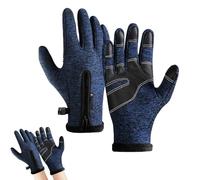 Guanti caldi per touch screen - Guanti da ciclismo touch screen, guanti per freddo | Guanti da corsa antivento, impermeabili, antiscivolo, fodera termica morbida, ideali per guidare, spore