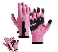 Guanti caldi per touch screen - Guanti da ciclismo touch screen, guanti per freddo | Guanti da corsa antivento, impermeabili, antiscivolo, fodera termica morbida, ideali per guidare, spore