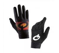 Guanti Ciclismo Lunghi Faded Estivi XC/Strada - Leggeri, Ergonomici - Nero/Arancio Taglia M