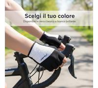 Guanti Ciclismo Mezze Dita Antiscivolo Sottili per Primavera, per ciclisti