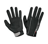 Guanti ciclo MTB palmo gommato chiusura regolabile taglia L