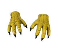 Guanti con artiglio d'aquila in lattice guanto zampa di uccello pappagallo artiglio guanti realistici copertura della mano animale punto chiodo bestia diavolo mostro guanto Halloween costume accessori