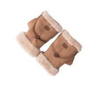 Guanti convertibili con bavero per le dita, protezione calda traspirante e confortevole, guanti senza dita con copertura per guanti, per spostamento in esecuzione, escursionismo, attività all'aria