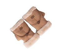 Guanti convertibili - Pelle, dimensioni generali | Protezione esterna in pile senza dita per ciclismo invernale, camminata, escursionismo | Donna Uomo sportivi per la stagione fredda