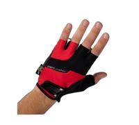 Guanti corti da ciclismo di qualità tedesca Chiba Protect Canal Carpien Noir M