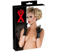 LateX Short Latex Gloves Black S