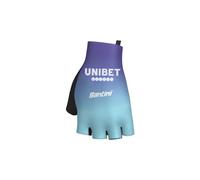 Guanti corti santini team unibet rockets blu