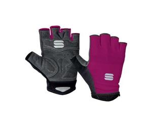 Guanti corti sportful race donna viola