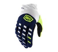 §Guanti Cross 100% Airmatic Blu-Bianco§