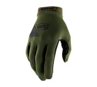 Guanti Cross 100% Ridecamp Verde militare/NeroXL Verde militare,Nero
