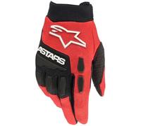 guanti cross alpinestars full bore - nero / rosso S