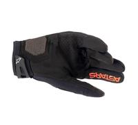 Guanti cross Alpinestars MEGAWATT Nero Rosso fluo L