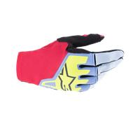 Guanti Cross Alpinestars Techstar Blu Chiaro/Rosso Bacca/NeroS Blu Chiaro,Rosso Bacca,Nero