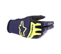 Guanti Cross Alpinestars Techstar Blu Navy/Giallo FluoS Blu Navy,Giallo Fluo