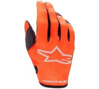 guanti cross alpinestars youth radar 23 - infantile arancio / nero XXS