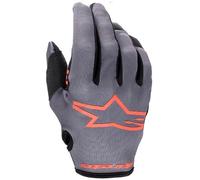 guanti cross alpinestars youth radar 23 - infantile grigio / rosso M
