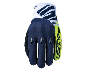 Guanti Cross Five E3 Evo Giallo/BluL Giallo,Blu