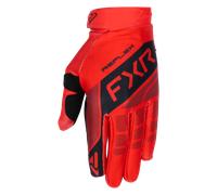 FXR Reflex Dual Guanti da motocross, rosso/nero, Taglia S