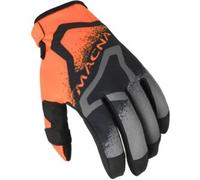 Guanti Cross In Tessuto Macna Backyard-1 Nero Arancio M
