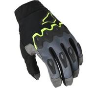Guanti Cross In Tessuto Macna Chameleon-1 Nero Giallo M