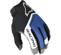 Guanti Cross In Tessuto Macna Heat-1 Nero Blu L