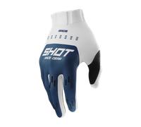 Guanti da motocross Shot Race Evo blu petrolio 12