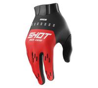Guanti da motocross Shot Race Evo rossi 8