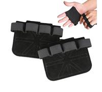 Guanti da allenamento per sollevamento pesi, per uomo e donna, protezioni in pelle per le mani, guanti da ginnastica traspiranti a mani nude per sollevamento pesi, canottaggio, allenamento fisico